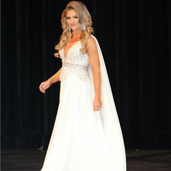Mac duggal evening pageant gown